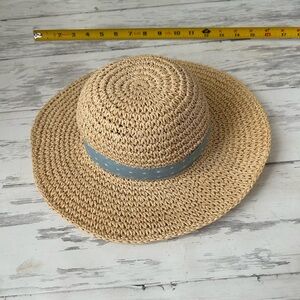 GAP BabyGap Natural Straw Hat with Cream Inner Band
